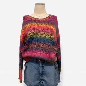 Multicolor Striped Women's Sweater